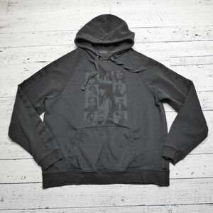 Taylor Swift The Eras Tour Hoodie Mens‎ Large Gray Pullover Graphic Sweatshirt